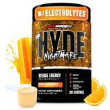 ProSupps Mr. Hyde Nightmare frente del envase mostrando diseño y 30 servicios