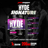 ProSupps Mr. Hyde polvo textura cercana que facilita disolución rápida