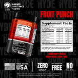 ProSupps Mr. Hyde V2 etiqueta nutricional visible para transparencia de ingredientes