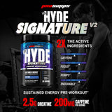 ProSupps Mr. Hyde V2 polvo textura azul intenso para mezcla rápida