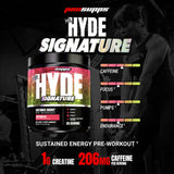 ProSupps Mr. HYDE textura del polvo sandía que facilita mezcla rápida