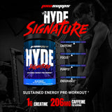 ProSupps polvo de Mr. Hyde en detalle para apreciar textura y solubilidad