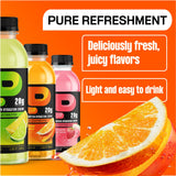 Protein2o 500 ml junto a objetos para comparar tamaño y portaridad fácil