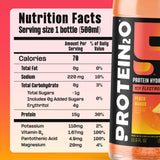 Protein2o pack de 12 botellas ideal para almacenamiento y consumo diario