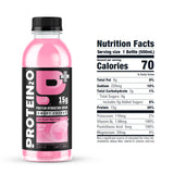 Protein2o etiqueta nutricional detallada con proteína y electrolitos