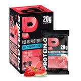 Protein2o frente del empaque mostrando sabor y beneficios