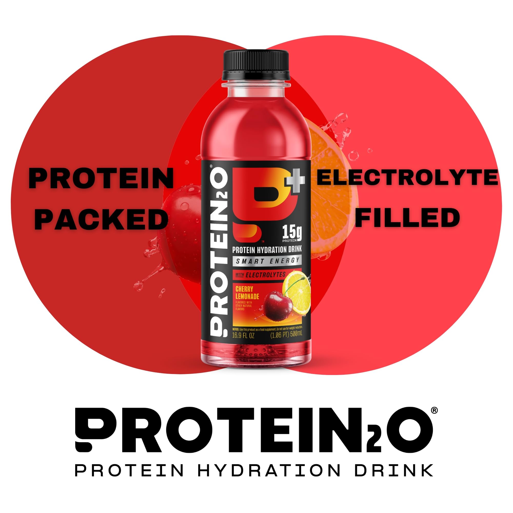 Protein2o pack de 12 botellas ordenadas mostrando disponibilidad para abastecer rutina