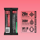 Protein2o polvo en sobre detalle de textura y solubilidad