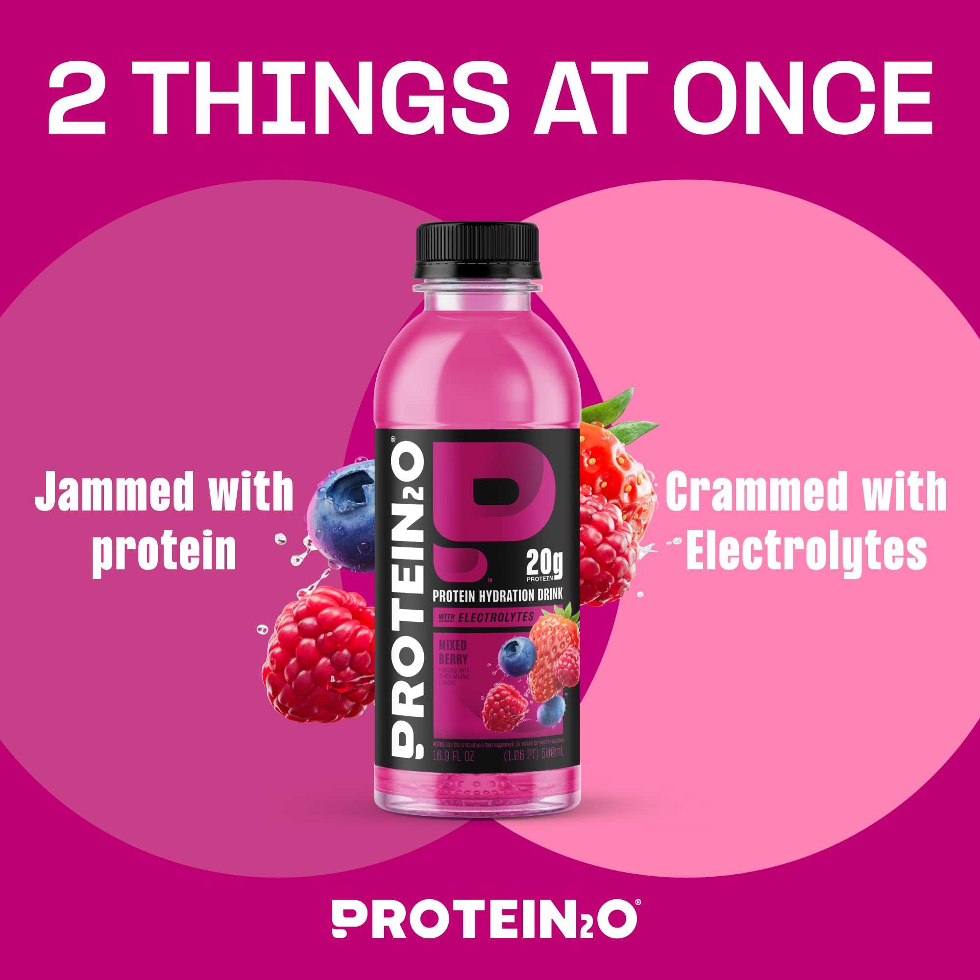 Protein2o detalle de textura clara que sugiere fácil digestión