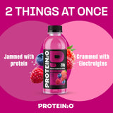 Protein2o detalle de textura clara que sugiere fácil digestión