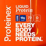 Proteinex primer plano del líquido mostrando textura y rápida absorción