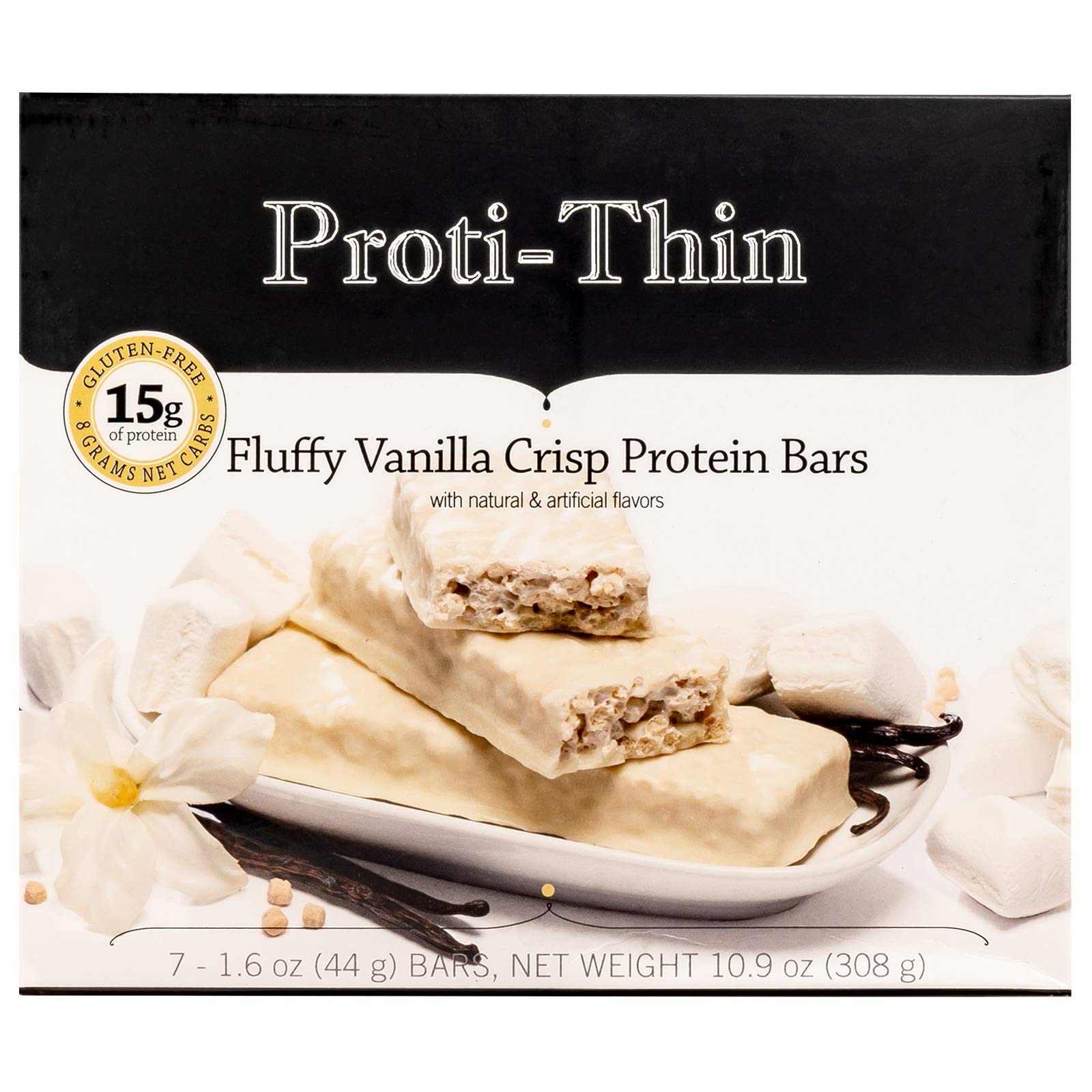 Proti-Thin barrita en ambiente de desayuno para saciedad rápida y práctico