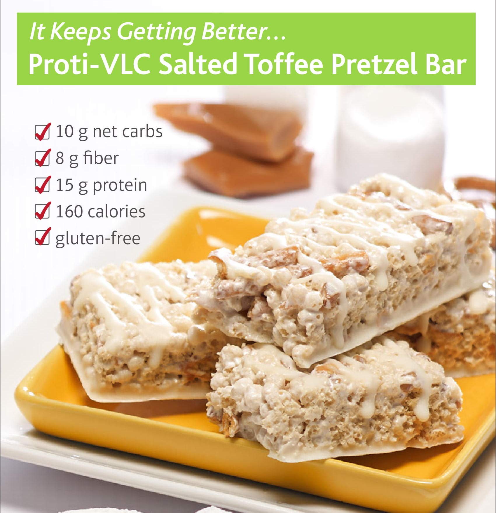 Proti-Thin en mesa como snack saludable y práctico para llevar