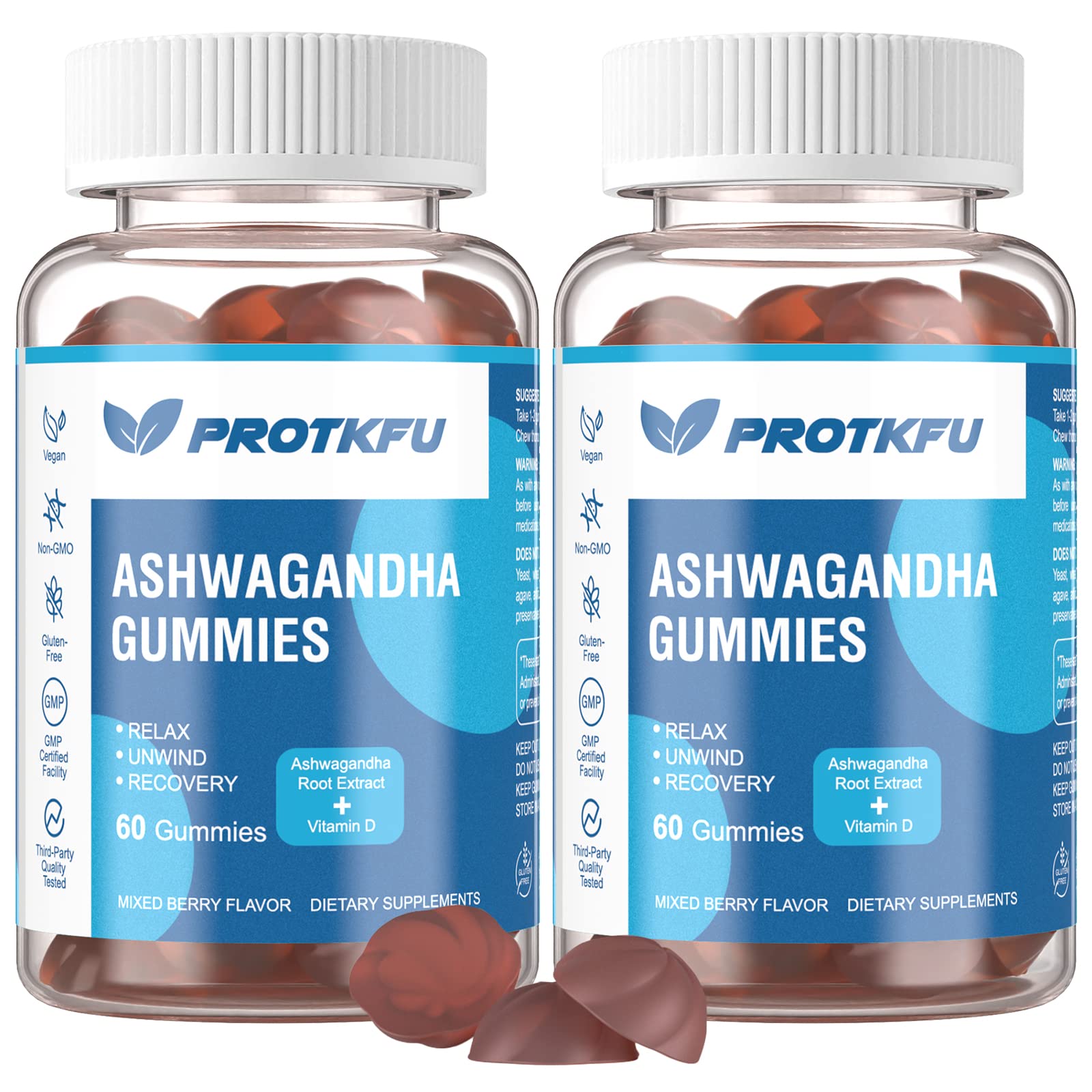 ProTKFU frente del paquete de gomitas con diseño claro y beneficios visibles