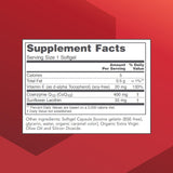 PROTOCOL FOR LIFE BALANCE etiqueta lateral con información nutricional clara