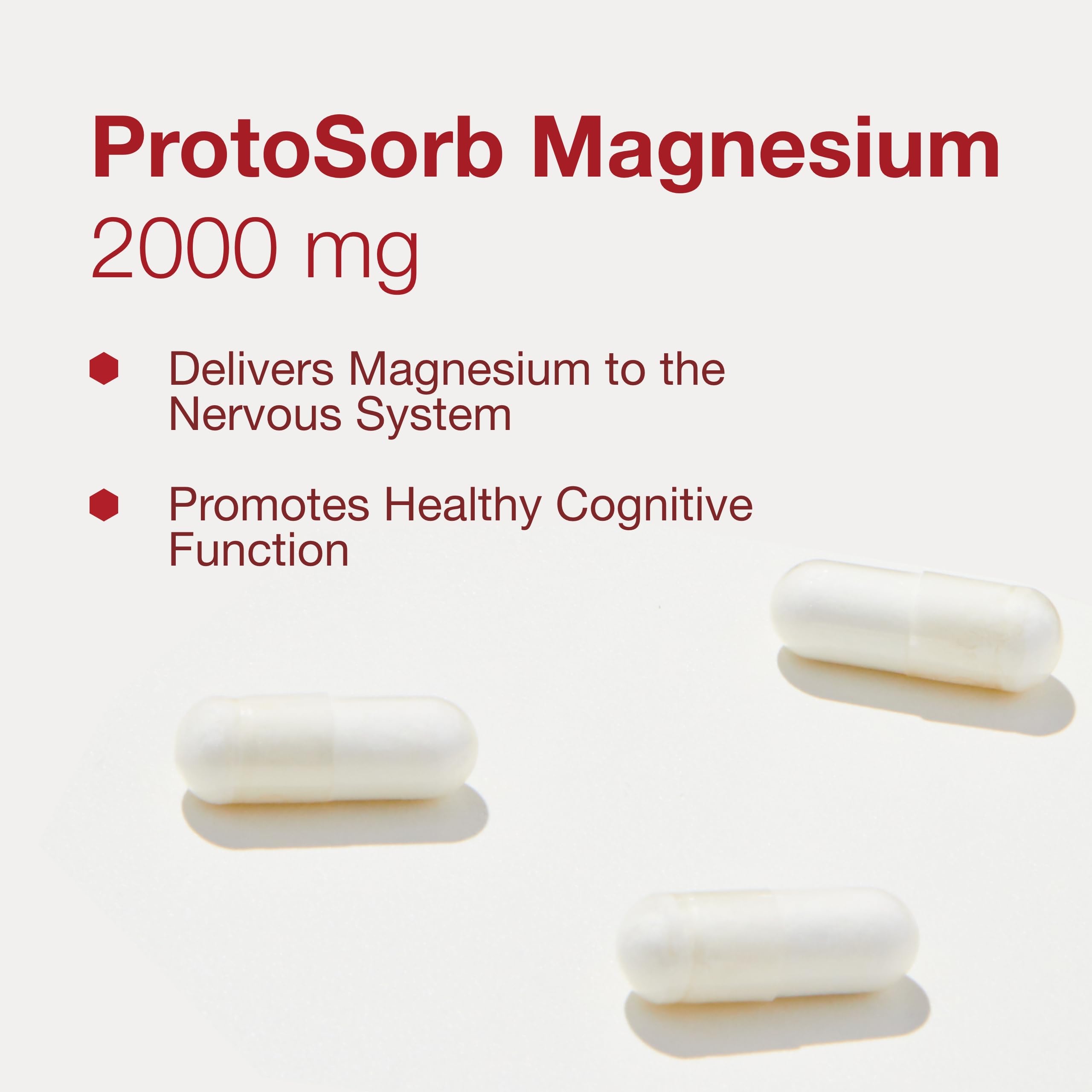 Protocol for Life Balance detalle de la etiqueta con información de Magtein