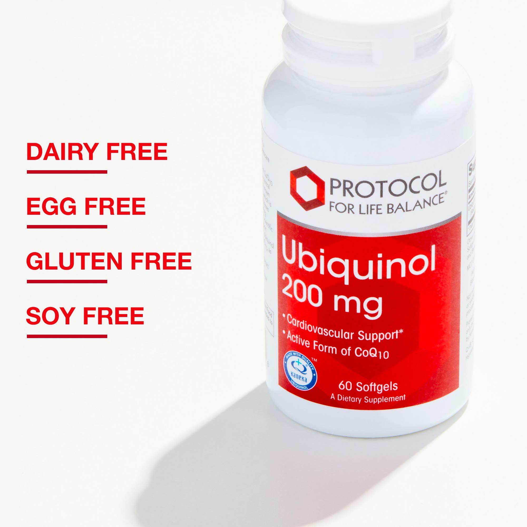 PROTOCOL FOR LIFE BALANCE etiqueta legible mostrando ingredientes y advertencias de alérgenos