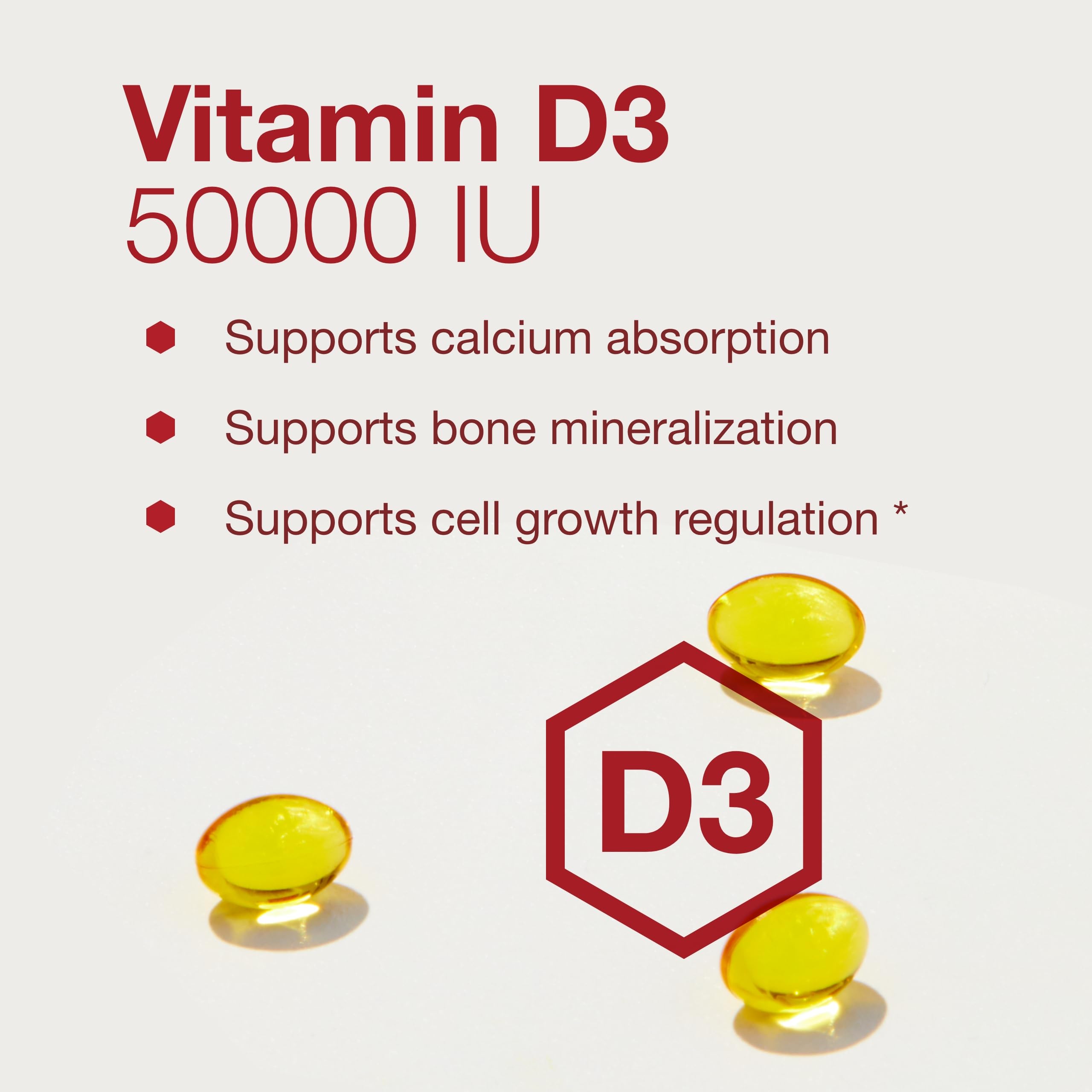 Softgel de Protocol Vitamin D3 en mano que muestra tamaño y dosificación