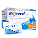 Proxeed Plus empaque frontal mostrando presentación de 30 sobres y claridad del producto
