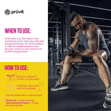 Prüvit bebida en escenario fitness para uso activo y sabor refrescante