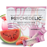 Psychedelic Water bolsa frontal mostrando diseño y beneficios relajo