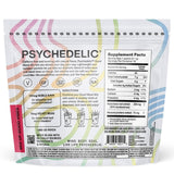 Psychedelic Water sobre junto a una regla para comparar tamaño y porción individual