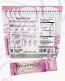 Psychedelic Water mocktail preparado con Good Mood Mix, opción sin alcohol