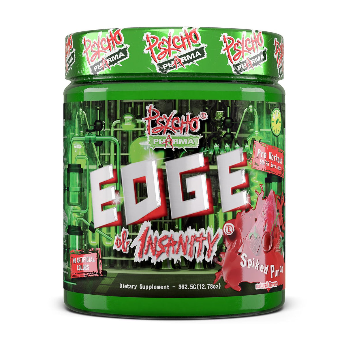 Psycho Pharma frontal del envase mostrando el producto y potencia