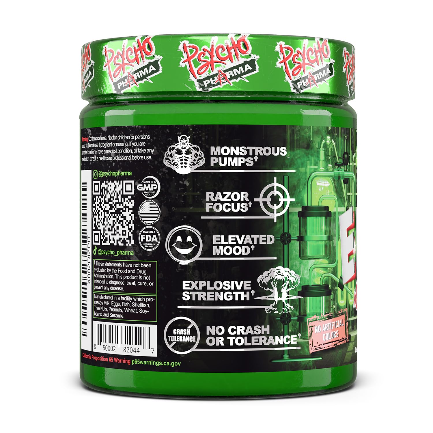 Psycho Pharma estilo de vida: usuario entrenando con enfoque y energía
