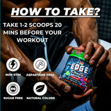 Psycho Pharma EDGE PUMP atleta en entrenamiento demostrando congestión muscular visible