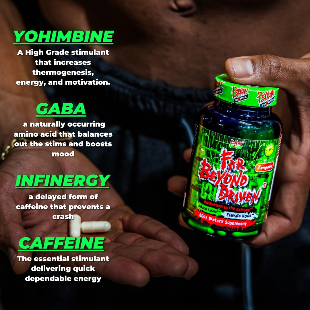 Psycho Pharma en estilo de vida activo mostrando motivación diaria