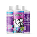 Pump Sauce etiqueta detallada mostrando ingredientes y beneficios claros