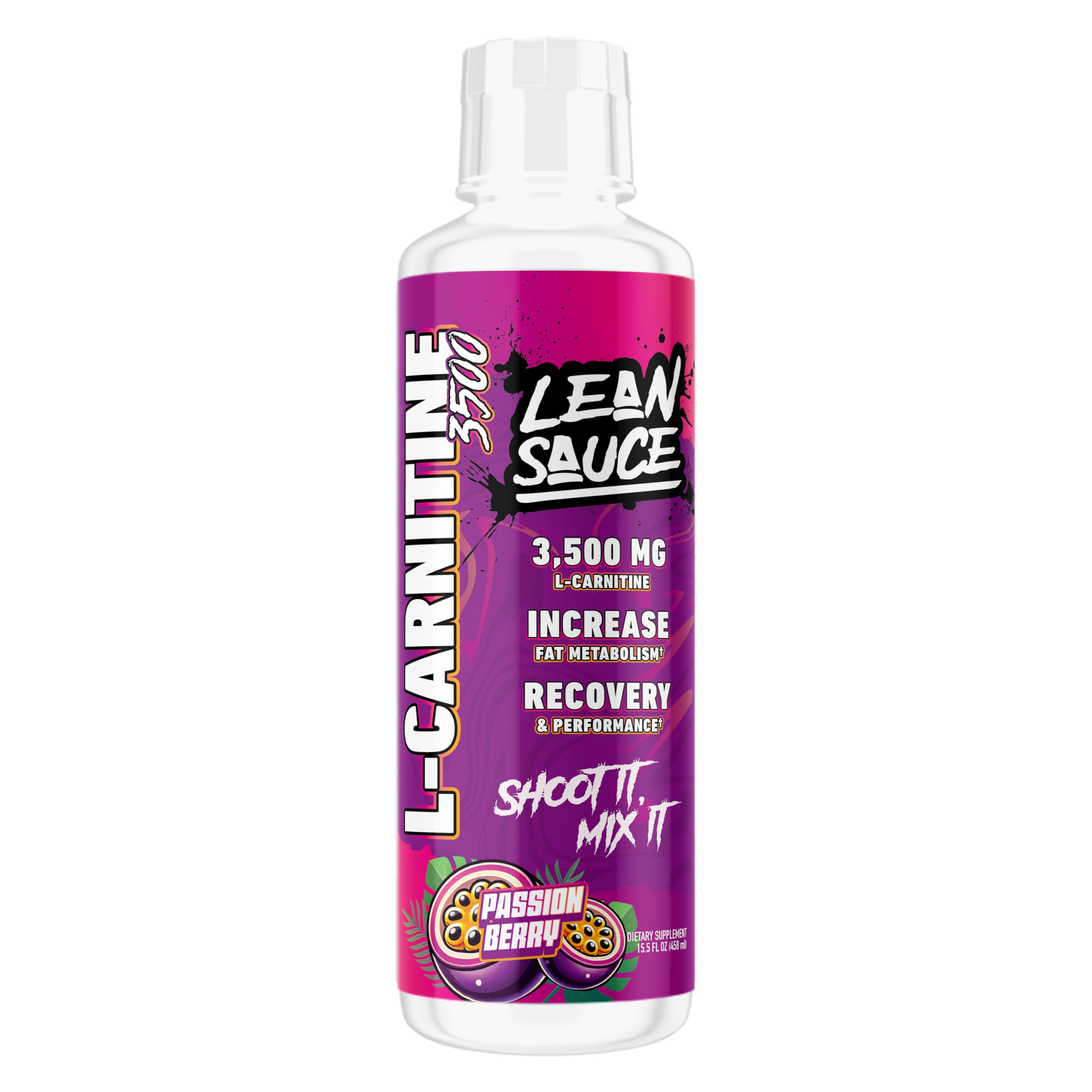 Pump Sauce envase frontal mostrando 3500 mg y sabor Passion Berry, entrega práctica