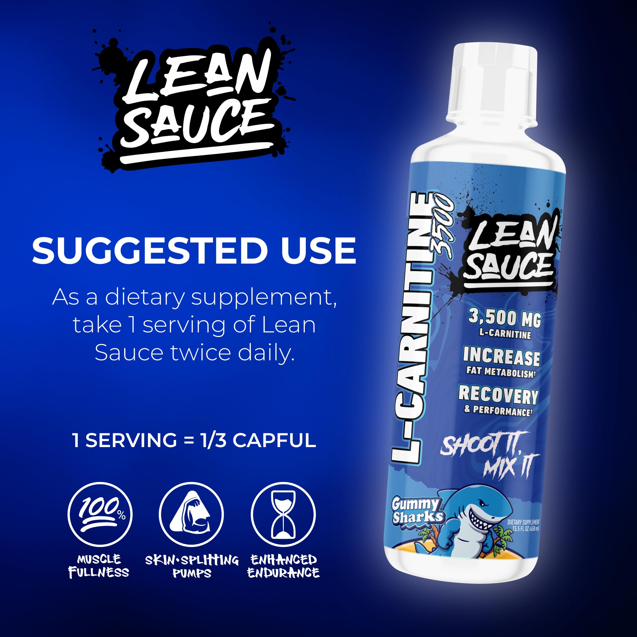 Pump Sauce etiqueta mostrando lista de ingredientes y concentración
