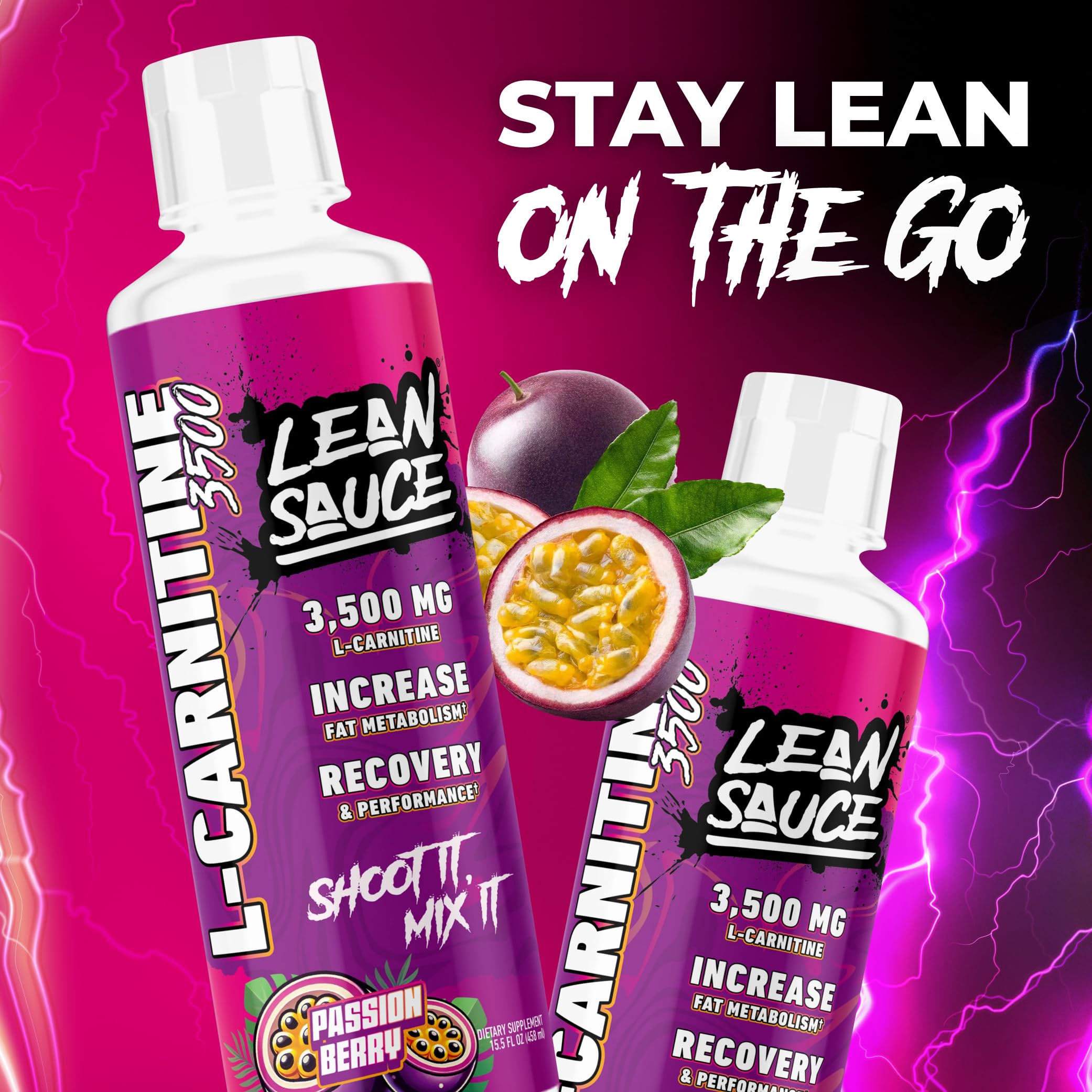 Pump Sauce sabor Passion Berry servido en vaso, aporta consumo sabroso y fácil