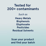 Puori informe de laboratorio representando pruebas Clean Label Project