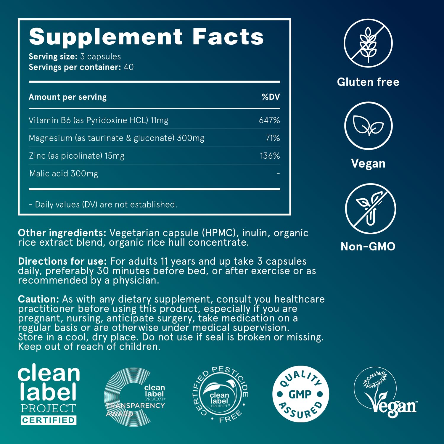 Puori certificado Clean Label Project visible para confianza