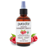 PURA D'OR frontal del envase mostrando aceite orgánico, beneficio hidratación inmediata