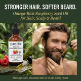 PURA D'OR aceite en puntas de cabello, beneficio reducción de frizz y brillo
