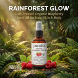 PURA D'OR textura del aceite en gota, beneficio absorción ligera y nutritiva