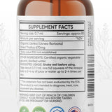 Pura Herba etiqueta del producto con información clara de ingredientes y certificaciones