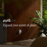 Pura Home 5 en salón ambientando y difundiendo aroma con estilo