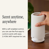 Pura recarga de fragancia con etiqueta visible compatible con Pura
