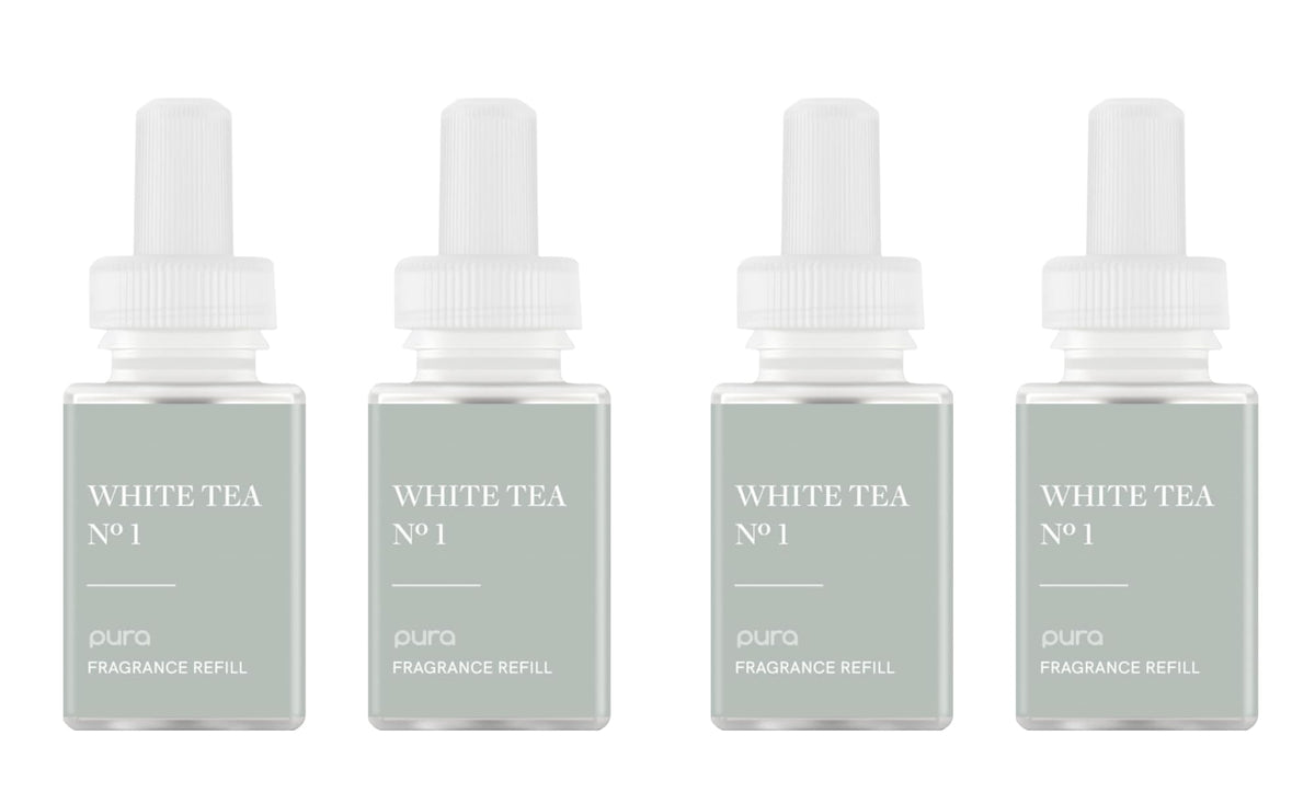 Pura recarga White Tea No.1 vista frontal con diseño elegante y claridad