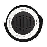 Pura Santorini — frontal del envase mostrando diseño y elegancia