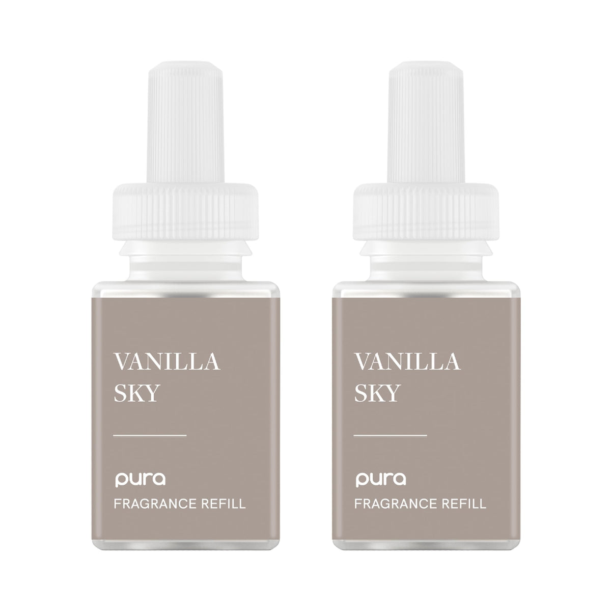 Pura frente del empaque mostrando el pack Vanilla Sky y beneficio aroma duradero