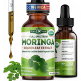 PURA VIDA MORINGA frontal del envase, presentación clara y dosificación fácil