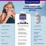 PURA WEX NUTRITION gomita cerca que destaca textura suave y fácil consumo