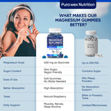 PURA WEX NUTRITION textura de gomita arándano, alta absorción visible