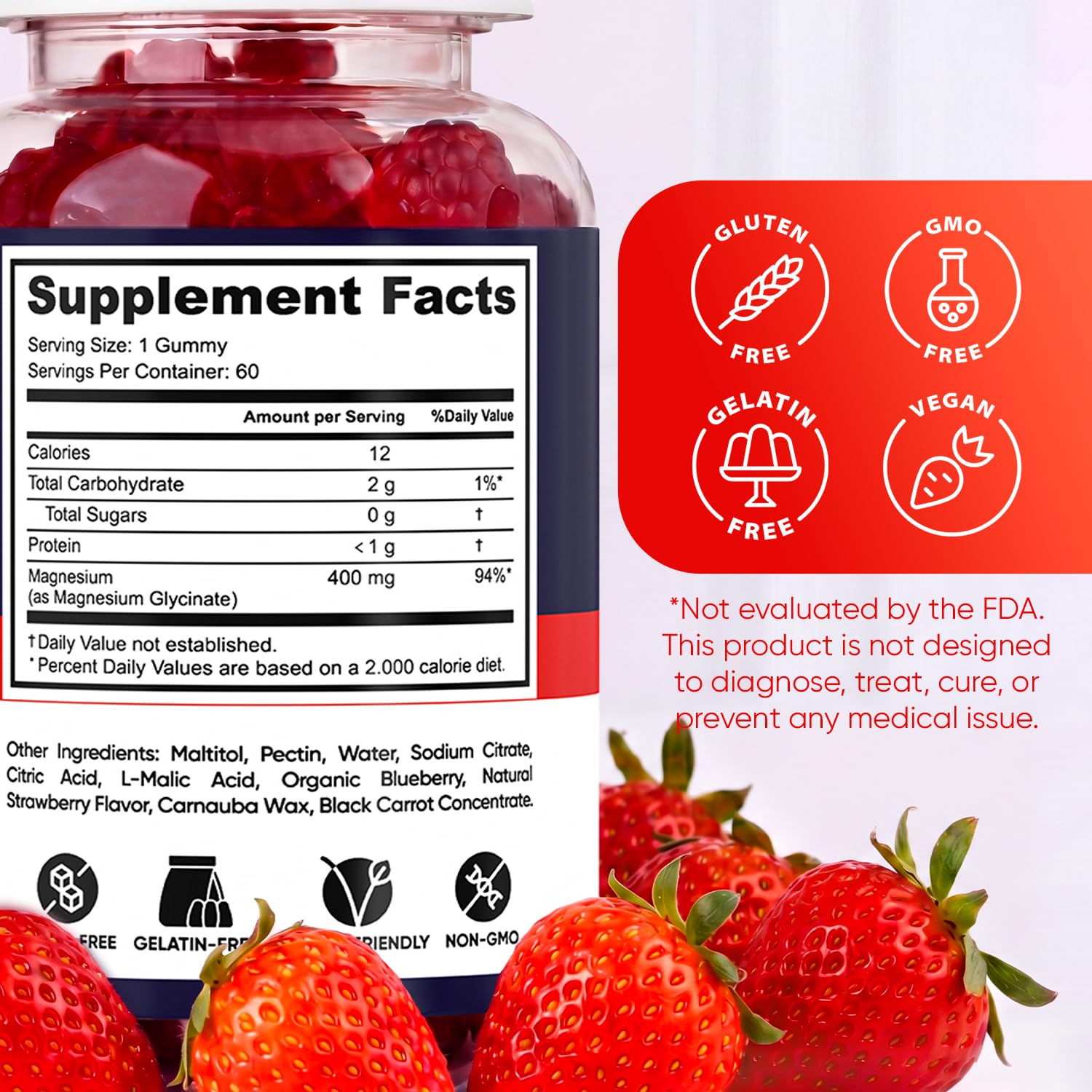 PURA WEX NUTRITION ingredientes destacados pectina y libre de azúcar